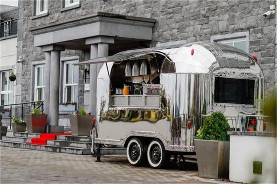 Günstiger Preis Food Van Mobile Airstream Food Trailer Hot Sale Round Food Carts